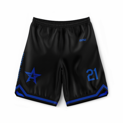 ALLSTARS BASEBALL DRI-LITE PE SHORTS BLACK